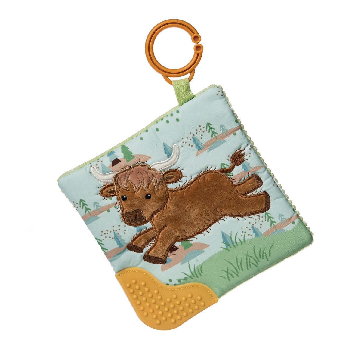 HETTY HIGHLAND COW CRINKLE TEETHER - Mary Meyer Taggies