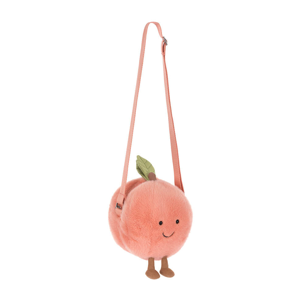 AMUSEABLES PEACH SHOULDER BAG 18CM - Jellycat