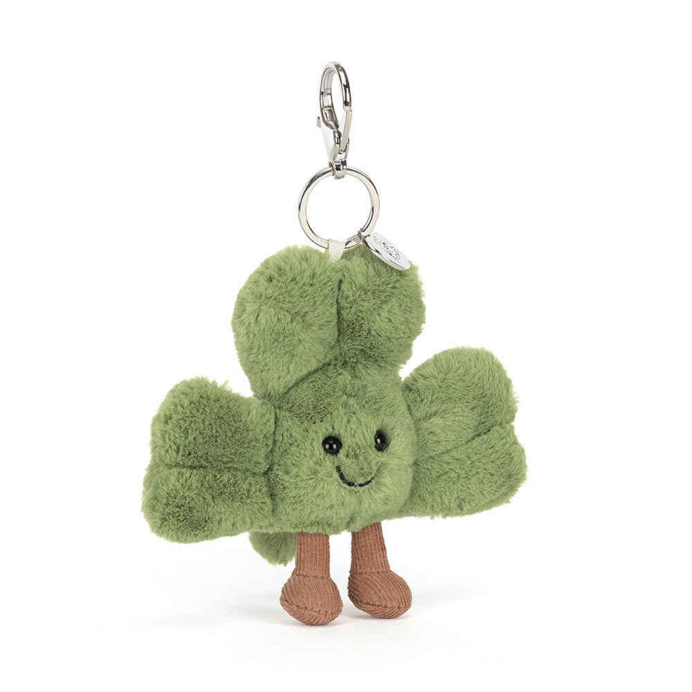 AMUSEABLES SIOFRA SHAMROCK BAG CHARM 16CM - Jellycat