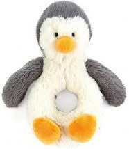 BASHFUL PENGUIN GRABBER RATTLE 13CM - Jellycat