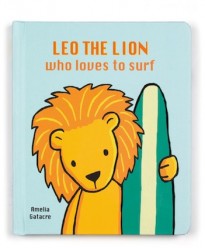 BOOK - LEO THE LION WHO LOVES TO SURF - Jellycat