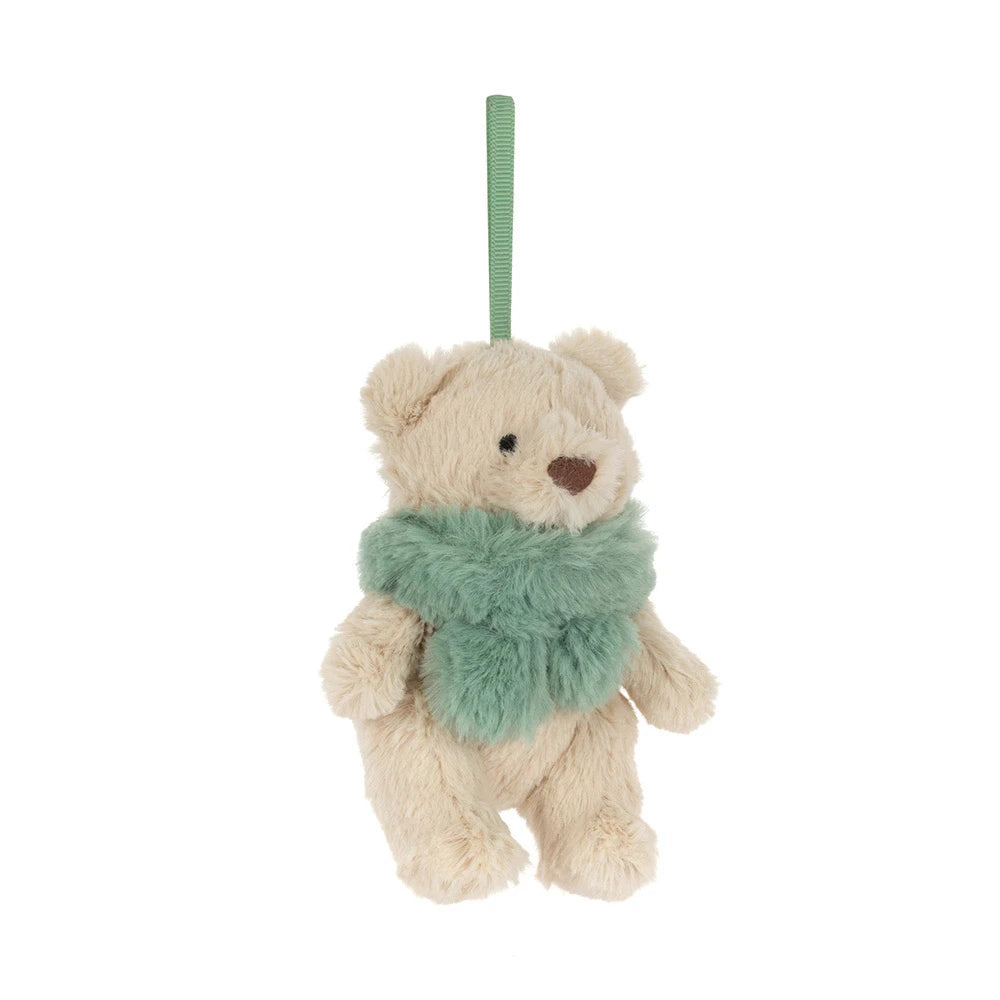 BARTHOLOMEW BEAR JUNIOR WINTER WARMER DECORATION 10CM - Jellycat