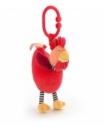 CHARLIE CHICKEN BUGGY TOY 17CM - Jellycat
