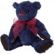 DENIM TEDDY BEAR KEYRING 5" - Charlie Bears