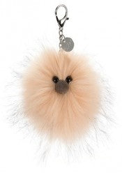 JUST PEACHY BAG CHARM 7CM - Jellycat