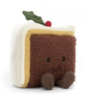 AMUSEABLE SLICE OF CHRISTMAS CAKE - Jellycat