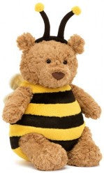BARTHOLOMEW BEAR BUMBLEBEE 26CM - Jellycat