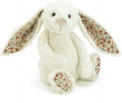 BLOSSOM BUNNY CREAM 18CM - Jellycat