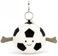 AMUSEABLE SPORTS FOOTBALL BAG CHARM 16CM - Jellycat