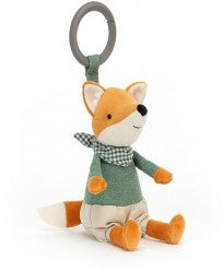 LITTLE RAMBLER FOX RATTLE 14CM - Jellycat