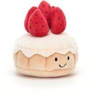 PRETTY PATISSERIE TARTE AUX FRAISES 9CM - Jellycat