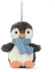 PEANUT PENGUIN DECORATION 10CM - Jellycat