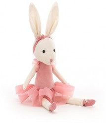 PIROUETTE BUNNY ROSE 27CM - Jellycat