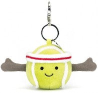 AMUSEABLE SPORTS TENNIS BAG CHARM 13CM - Jellycat