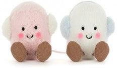 AMUSEABLES TOASTIE PINK AND WHITE MARSHMALLOWS 16CM - Jellycat