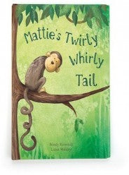 BOOK - MATTIE'S TWIRLY WHIRLY TAIL - Jellycat