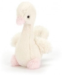 SYLLABUB PINK SWAN RATTLE 16CM - Jellycat