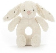 BASHFUL BUNNY GRABBER RATTLE TWINKLE 13CM - Jellycat
