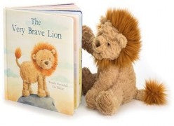 BOOK - THE VERY BRAVE LION - Jellycat