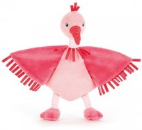 FLAPPER FLAMINGO SOOTHER 23CM - Jellycat