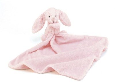 Retired Jellycat at Corfe Bears - BASHFUL BUNNY SOOTHER PINK 34CM