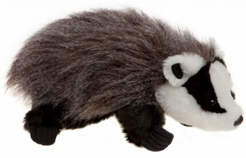 Retired At Corfe Bears - DACHS BADGER HAND PUPPET 38CM