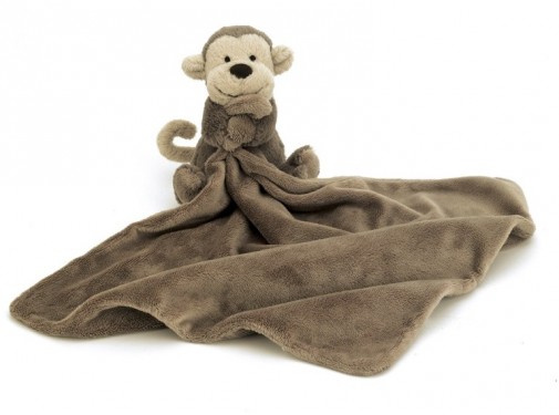 Retired Jellycat at Corfe Bears - BASHFUL MONKEY SOOTHER 33CM