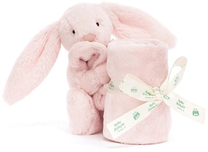 Jellycat Bunnies - BASHFUL BUNNY SOOTHER PINK 34CM