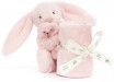 BASHFUL BUNNY SOOTHER PINK 34CM