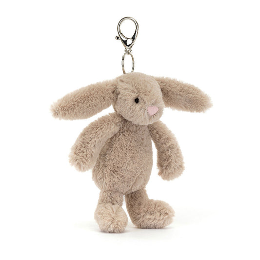 BASHFUL BEIGE BUNNY BAG CHARM 18CM - Jellycat