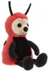 LEAF LADYBIRD RED M 25CM - Bear & Me