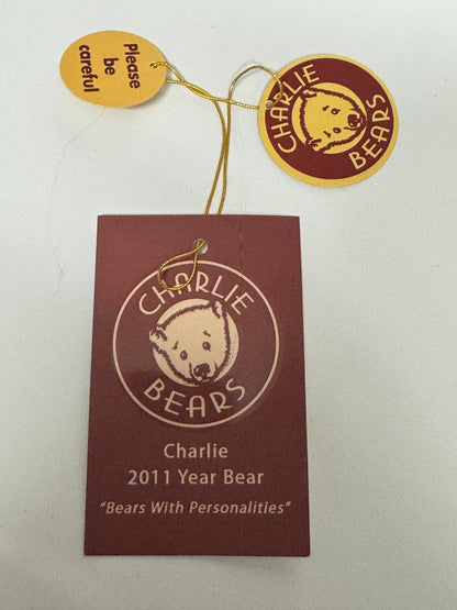 PRE-LOVED: CHARLIE YEAR BEAR 2011 - Charlie Bears
