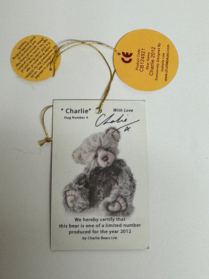 PRE-LOVED: CHARLIE YEAR BEAR 2012 - Charlie Bears