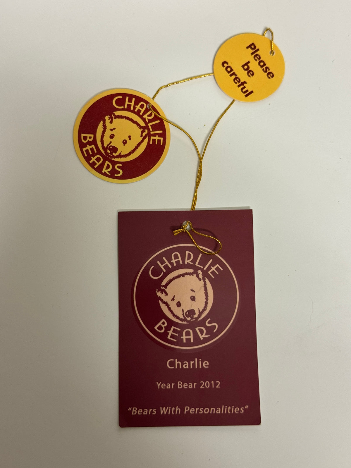 PRE-LOVED: CHARLIE YEAR BEAR 2012 - Charlie Bears