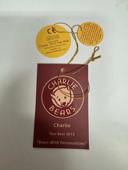 PRE-LOVED: CHARLIE YEAR BEAR 2013 - Charlie Bears