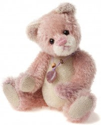 BALLETSHOE MINI MOHAIR KEYRING BEAR 5" - Charlie Bears