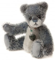 ICESKATE MINI MOHAIR KEYRING BEAR 5" - Charlie Bears