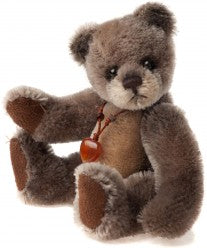 MOCCASIN MINI MOHAIR KEYRING BEAR 5" - Charlie Bears