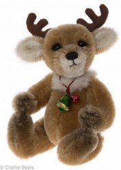 RUDI REINDEER KEYRING 12CM - Charlie Bears