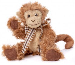 MINA MONKEY KEYRING 13CM - Charlie Bears
