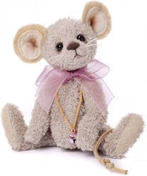 MO MOUSE KEYRING 13CM - Charlie Bears