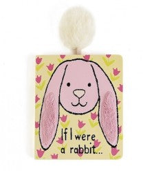 BOOK - IF I WERE A RABBIT - PINK - Jellycat