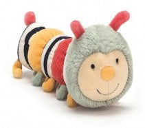 DOODLEBUG CATERPILLAR RATTLE/CRINKLE 27CM - Jellycat