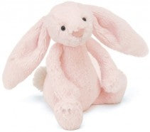 BASHFUL BUNNY PINK SMALL (RATTLE) 18CM - Jellycat