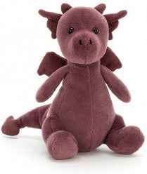 VIOLET LITTLE PUFF 16CM - Jellycat