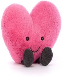 AMUSEABLE HOT PINK HEART SMALL 11CM - Jellycat