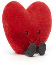 AMUSEABLE RED HEART LARGE 17CM - Jellycat