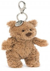 BARTHOLOMEW BEAR BAG CHARM 12CM - Jellycat