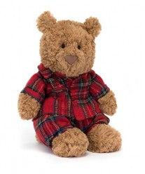 BARTHOLOMEW BEAR BEDTIME 26CM - Jellycat