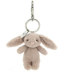 BASHFUL BUNNY BEIGE BAG CHARM 15CM - Jellycat
